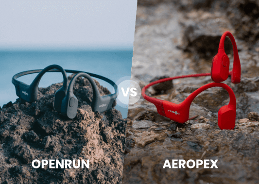 OpenRun (versione a ricarica rapida di Aeropex) a confronto con Aeropex